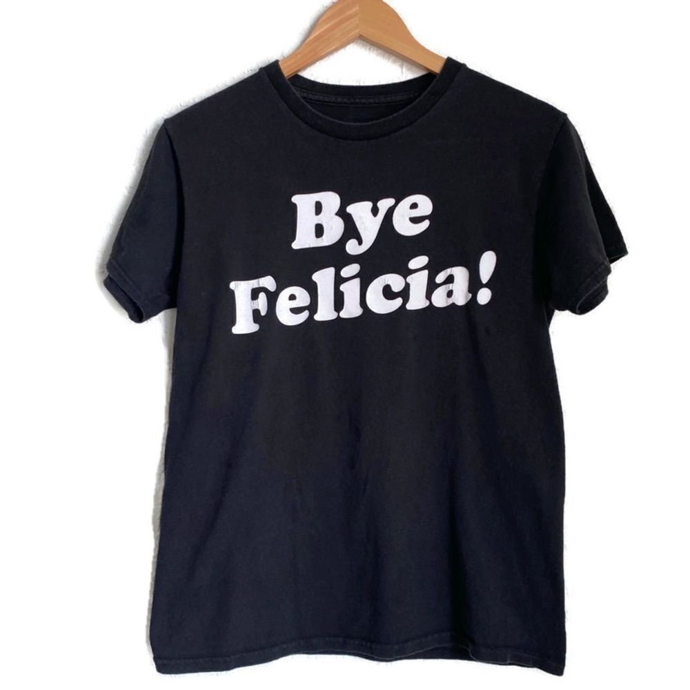 Bye Felicia! Novelty Black Tee Sz S